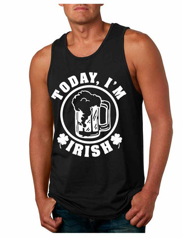 Today I'm Irish Men Jersey Tank Top saint patricks day - ALLNTRENDSHOP - 1