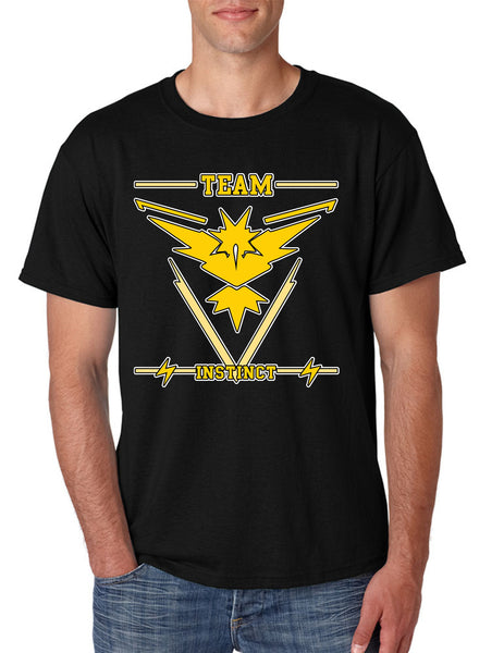 Men's T Shirt Team Instinct Yellow Team Shirt