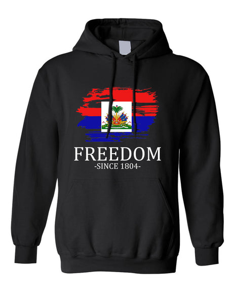 Adult Hoodie Haiti Freedom Since 1804 Haitian Top Love Haiti Gift