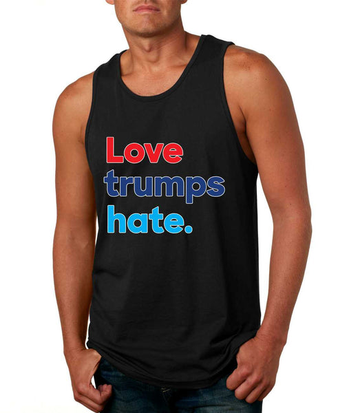 Men's Tank Top Love Trumps Hate Elections 2016 USA Top - ALLNTRENDSHOP - 4