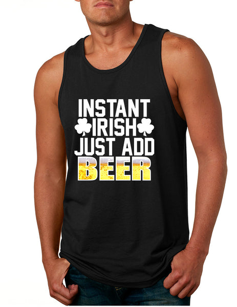 Men's Tank Top Instant Irish Add Beer St Patrick's Day Top - ALLNTRENDSHOP - 2