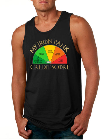 Men's Tank Top My Iron Bank Credit Score Lannister Top