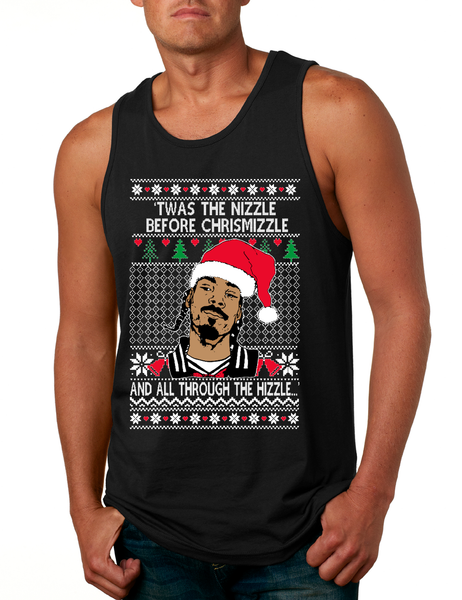 Men's Tank Top Snoop TWAS The Nizzle Before Chrismizzle