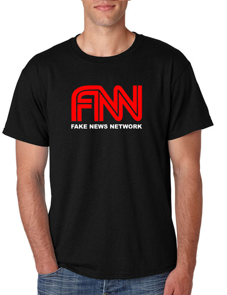 Men's T Shirt FNN Fake News Network Funny Shirt Trendy Tee
