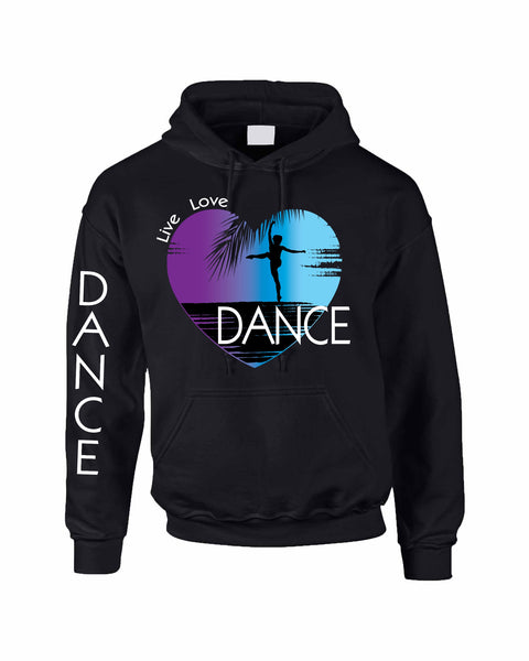 Adult Hoodie Dance Art Purple Print Love Cute Top Nice Gift - ALLNTRENDSHOP - 6