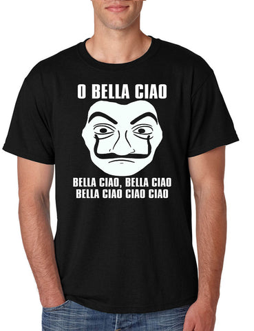 Men's T Shirt O Bella Ciao Popular Shirt Trendy Gift Cool Stuff