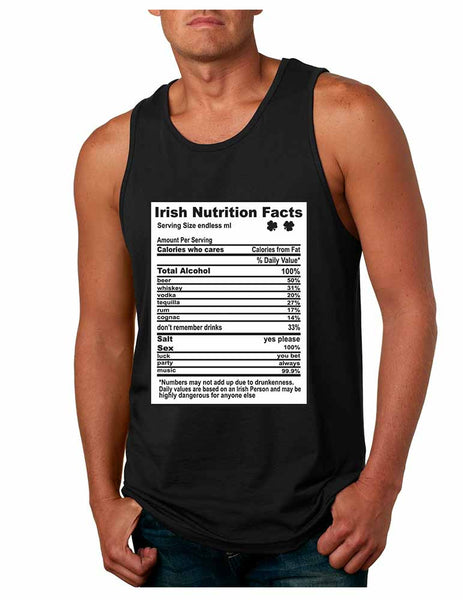Irish nutrition facts St patrick men jersey tanktop - ALLNTRENDSHOP - 4