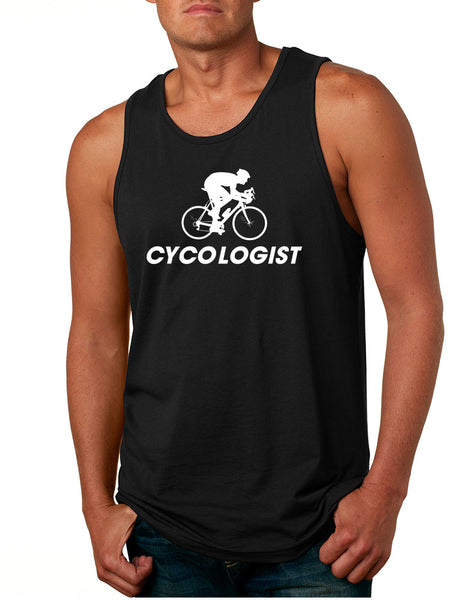 Men's Tank Top Cycologist Cool Cycling Love Sport Top