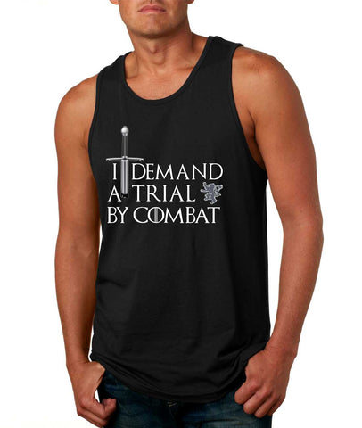 Men's Tank Top I Demand A Trial By Combat Cool Top - ALLNTRENDSHOP - 1