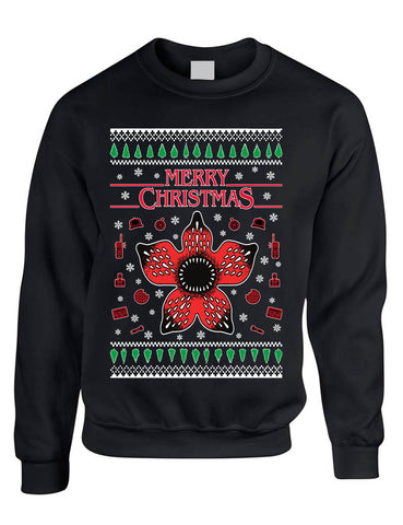 Stranger Monster Ugly Christmas Adult Sweatshirt