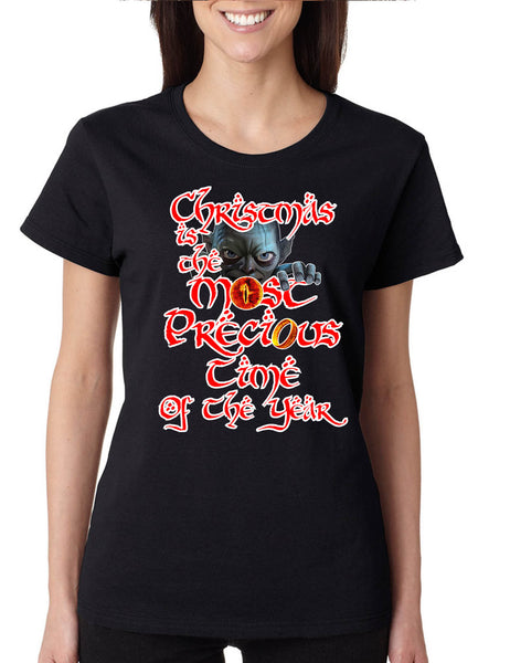 Women's T Shirt Christmas Is The Most Precious Time Holiday Gift Idea