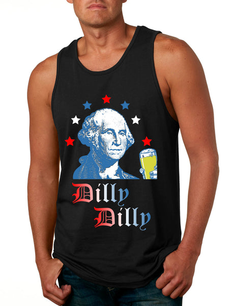 Men's Tank Top George Washington Dilly Dilly 4th Of July Cheers Gift