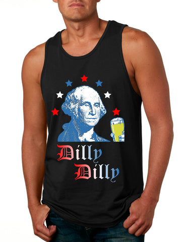 Men's Tank Top George Washington Dilly Dilly 4th Of July Cheers Gift