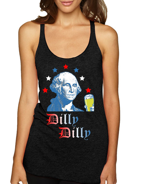 Women's Tank Top George Washington Dilly Dilly 4th Of July Cheers