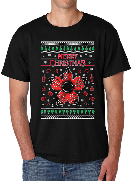 Stranger Monster Ugly Christmas Shirt Men's T Shirt