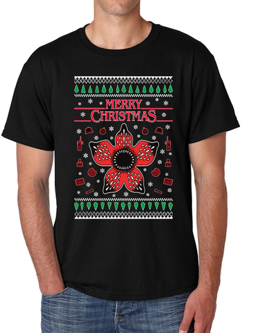 Stranger Monster Ugly Christmas Shirt Men's T Shirt