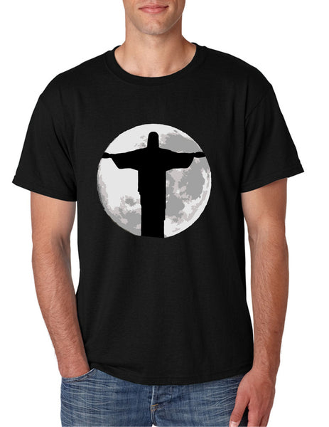 Men's T Shirt Moon Jesus T Shirt Cool Stuff Love Jesus - ALLNTRENDSHOP - 3