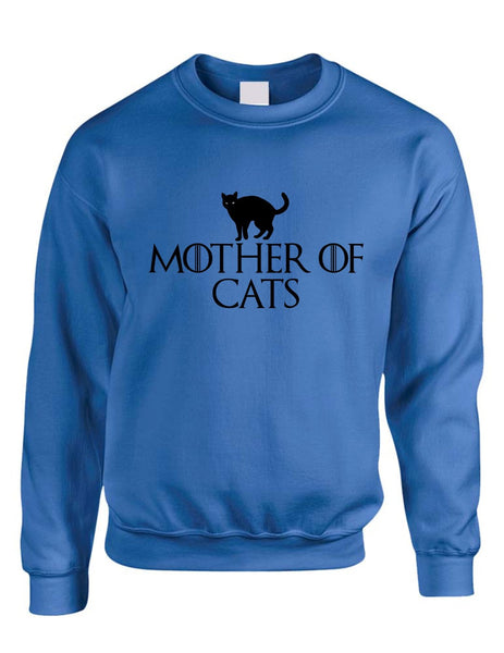 Mother of cats womens Sweatshirt