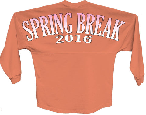 Spring break 2016 pink pom print J america shirt - ALLNTRENDSHOP - 1