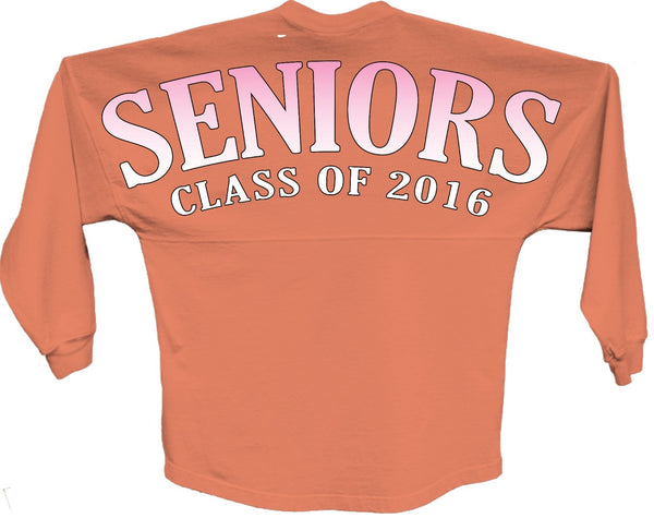 Seniors class of 2016 pink pom print J america shirt - ALLNTRENDSHOP - 5