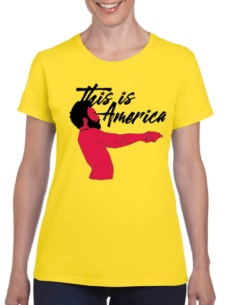 Women's T Shirt This Is America Popular Tee Cool Shirt Trendy Gift