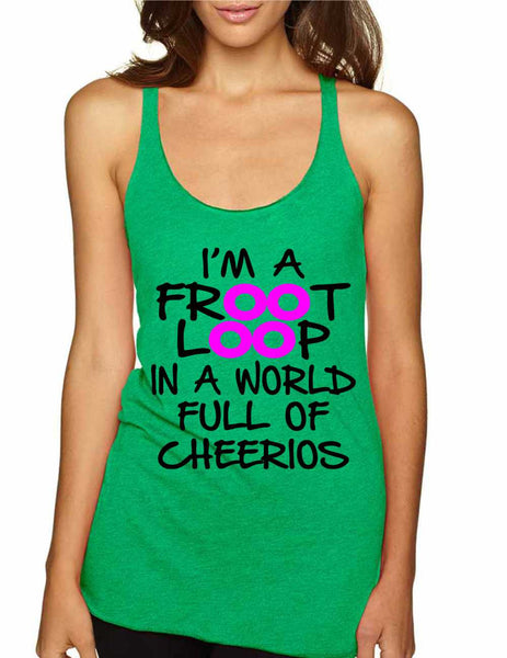 Women's Tank Top I'm A Froot Loop Cool Funny Top - ALLNTRENDSHOP - 3