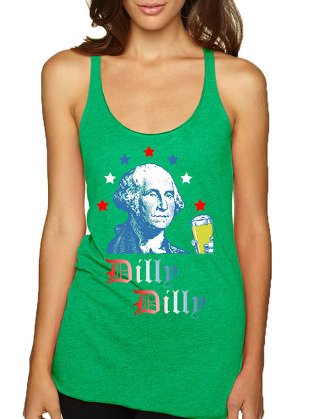 Women's Tank Top George Washington Dilly Dilly 4th Of July Cheers