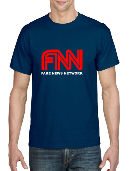 Men's T Shirt FNN Fake News Network Funny Shirt Trendy Tee