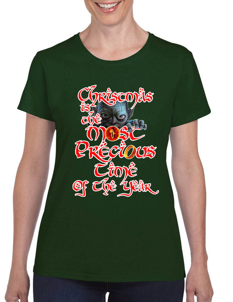 Women's T Shirt Christmas Is The Most Precious Time Holiday Gift Idea