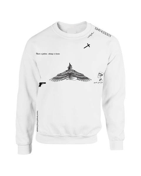 Rihanna inspired tattoos Sweatshirt unisex