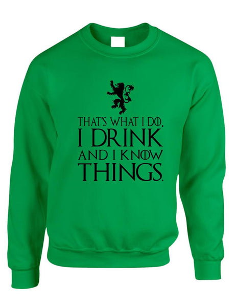 That What I Do I Drink And I Know Things women Sweatshirt - ALLNTRENDSHOP - 8