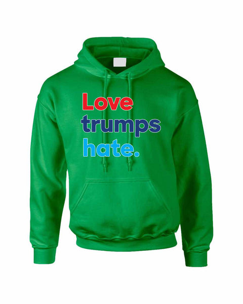 Adult Hoodie Love Trumps Hate Donald Trump USA Sweater - ALLNTRENDSHOP - 3