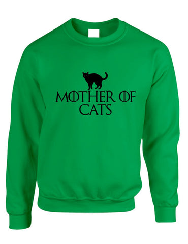 Mother of cats womens Sweatshirt