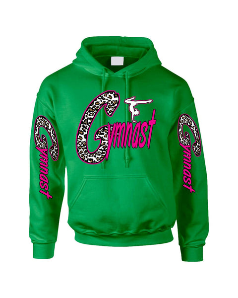 Gymnast White Leopard women's Hoodies - ALLNTRENDSHOP