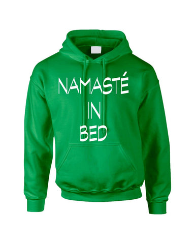 Namaste in bed women's Hoodies - ALLNTRENDSHOP - 1