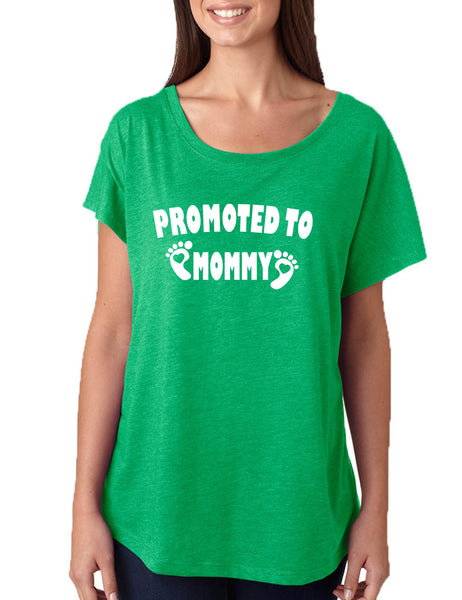 Women's Dolman Promoted To Mommy To Be Baby Announcement Gift