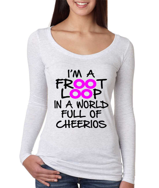 Women's Shirt I'm A Froot Loop Cool Funny Shirt - ALLNTRENDSHOP - 1