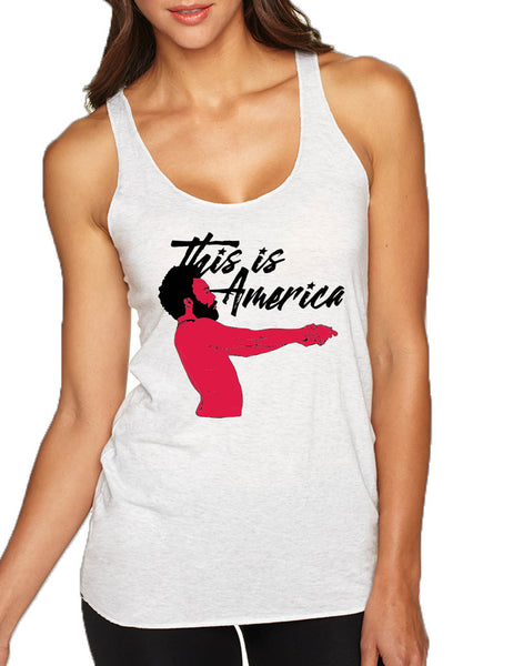 Women's Tank Top This Is America Trendy Shirt Cool Top Popular Gift