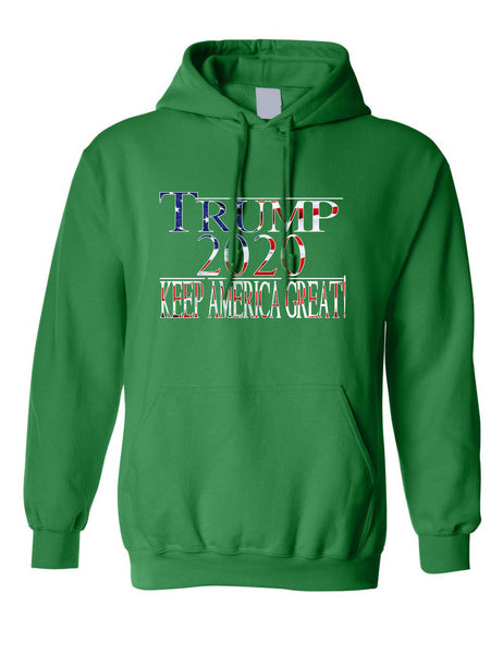 Adult Hoodie Trump 2020 Keep America Great Love USA President Top
