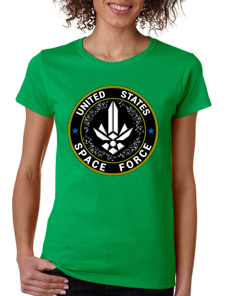 Women's T Shirt United States Space Force USSF Tshirt Love America
