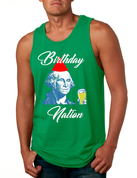 Men's Tank Top Birthday Nation 4th Of July Party Trendy USA Top