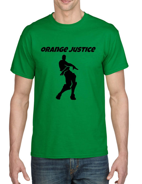 Men's T Shirt Orange Justice Move Dance Trendy Dancing Dancer Gift