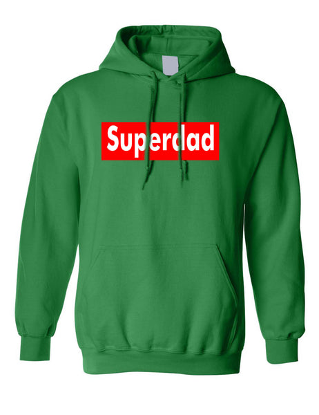 Men's Hoodie Super Dad Top Fathers Day Gift Idea Love Best Daddy