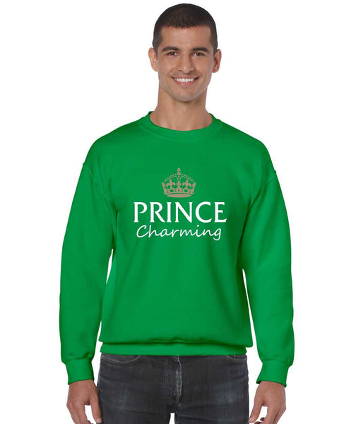 Men's Crewneck Prince Charming Cool Funny Humor Top - ALLNTRENDSHOP - 2