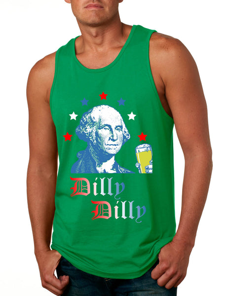 Men's Tank Top George Washington Dilly Dilly 4th Of July Cheers Gift