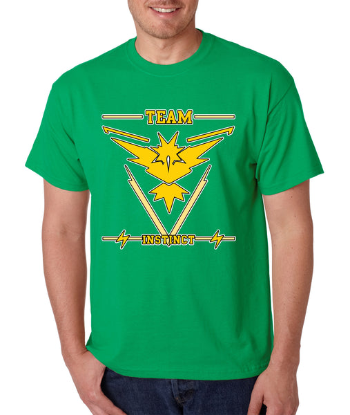 Men's T Shirt Team Instinct Yellow Team Shirt