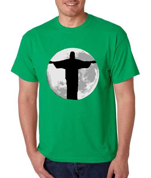 Men's T Shirt Moon Jesus T Shirt Cool Stuff Love Jesus - ALLNTRENDSHOP - 4