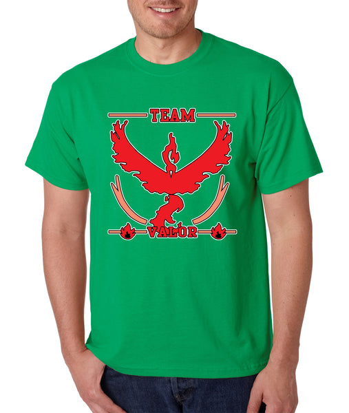 Men's T Shirt Team Valor Red Team Shirt