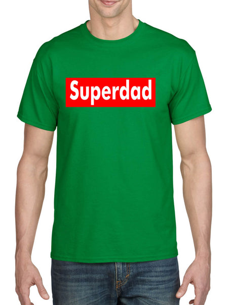 Men's T Shirt Super Dad Tee Fathers Day Shirt Best Daddy Gift Idea