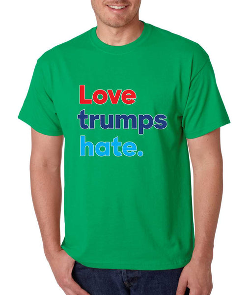 Men's T Shirt Love Trumps Hate Elections 2016 USA Tee - ALLNTRENDSHOP - 4